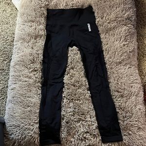 Gymshark black textured leggings